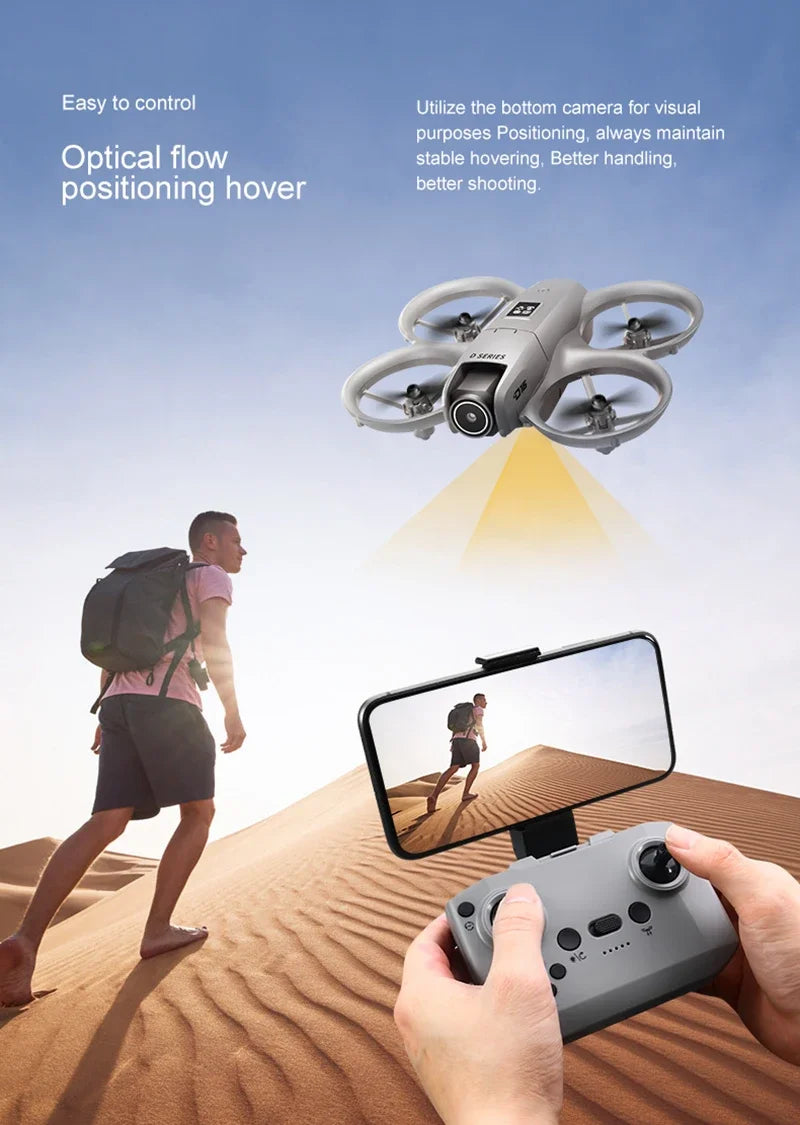 D16 8K Dual Camera GPS Drone – Smart Obstacle Avoidance & Stable Flight