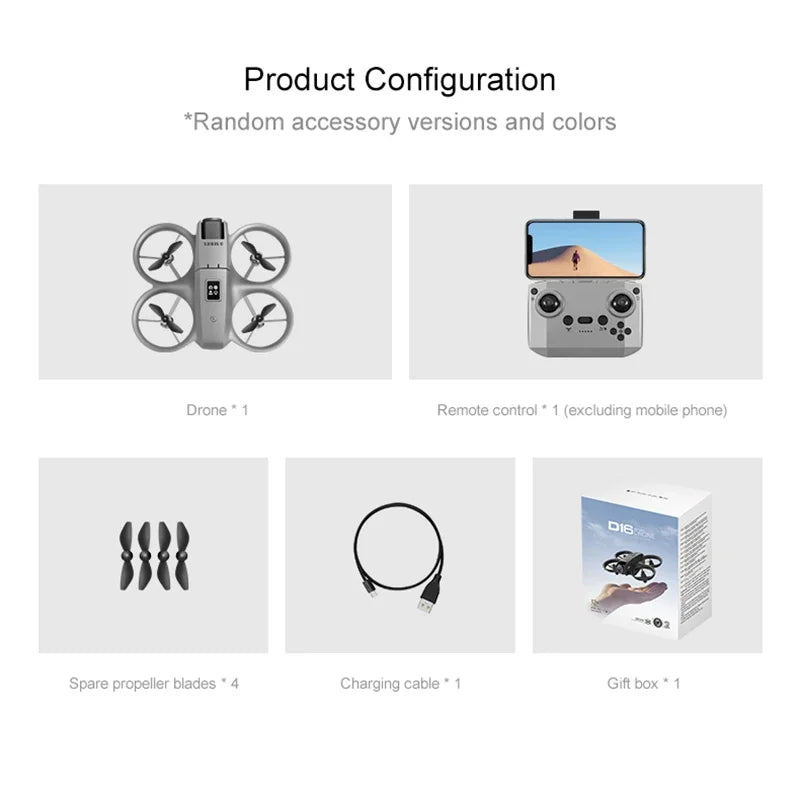 D16 8K Dual Camera GPS Drone – Smart Obstacle Avoidance & Stable Flight