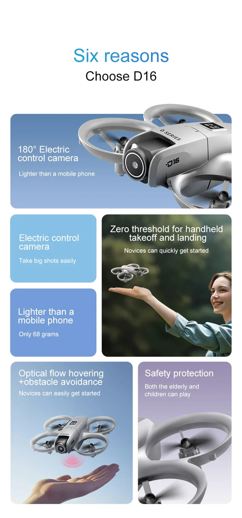 D16 8K Dual Camera GPS Drone – Smart Obstacle Avoidance & Stable Flight