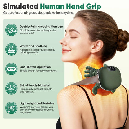 Wireless Neck Shoulder Kneading Massager